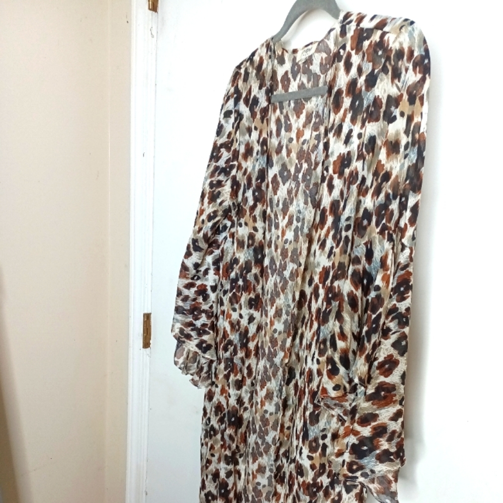 Woman's long kimono